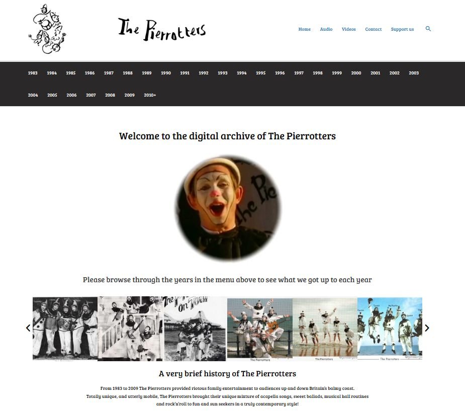 Pierrotters front page