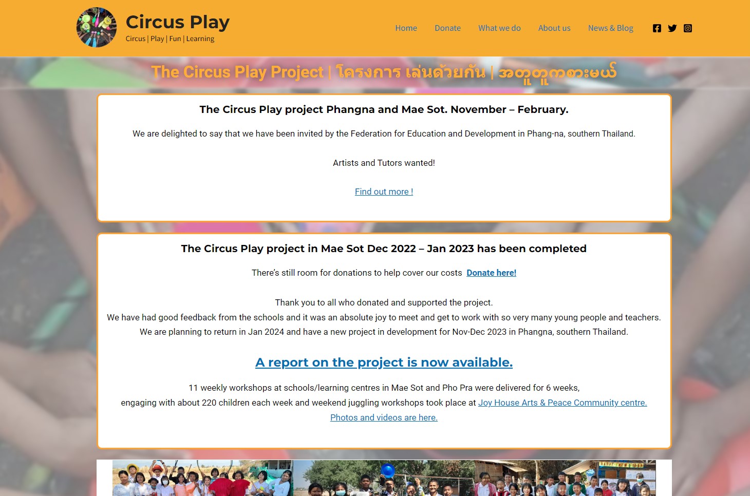 circusplay front page